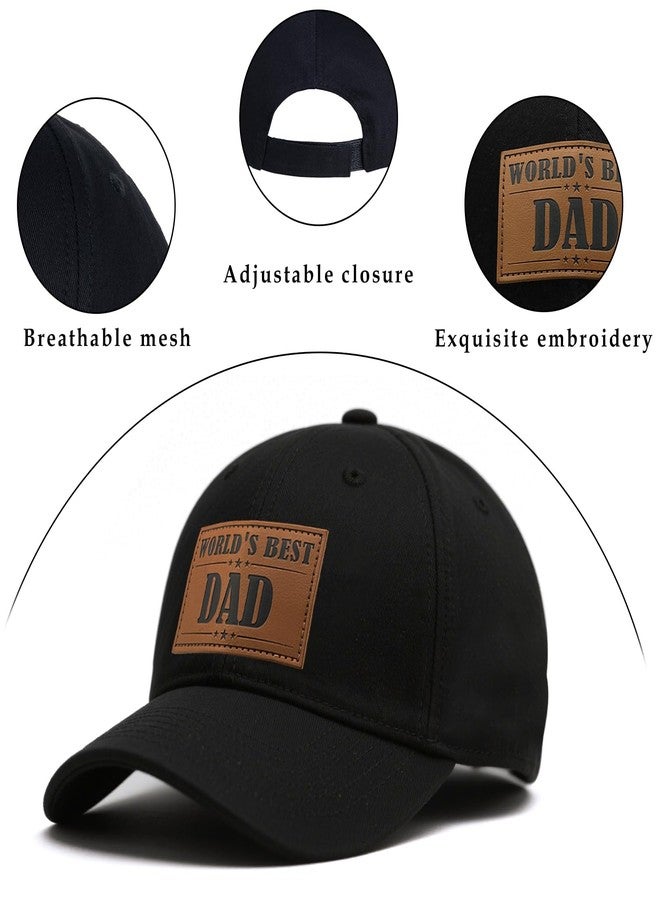 Golden Associate Dad Novelty Sun Hat Trucker Cap, Fathers Gifts for Men Husband First New Dad Stepdad Black - Image 3